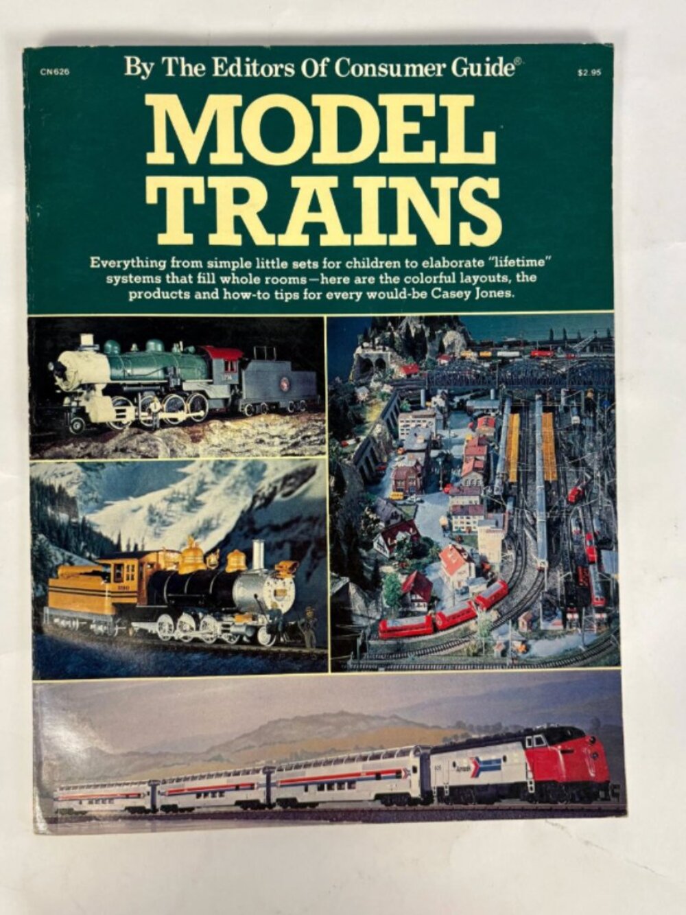 Vintage Model Trains Book by the Editors of Consumer Guide – Hardcover Railroad